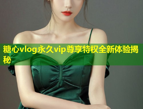 糖心vlog永久vip尊享特权全新体验揭秘